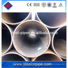 100 mm de diámetro a53 erw tubería de acero tubo de acero fluido